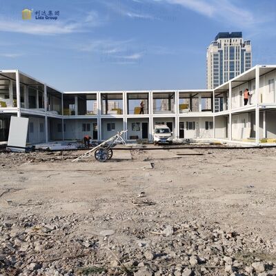 OEM Prefab Modular Container Homes Heat Resistant Dormitory Foldable Container House