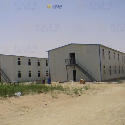 ISO CE Modular Light Steel Frame Building Flat Pack 5.8M Light Steel Structure Building