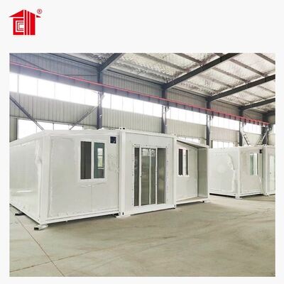 CE 75mm  Portable Container House Temporary Metal Buildings 5800mm × 5980mm × 2580mm