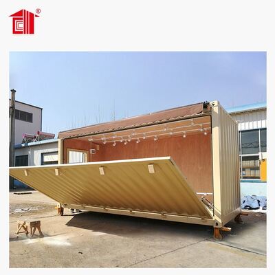 Lightweight Folding Container House Camp  Shelter Steel Structure Earthquake Resistant