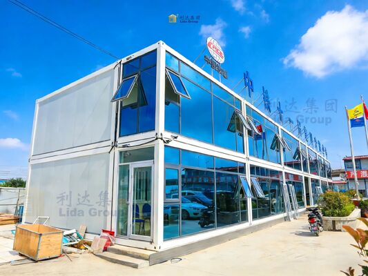 Multifunctional Prefab Shipping Container Breathable Flexible Layout Container Home Builds