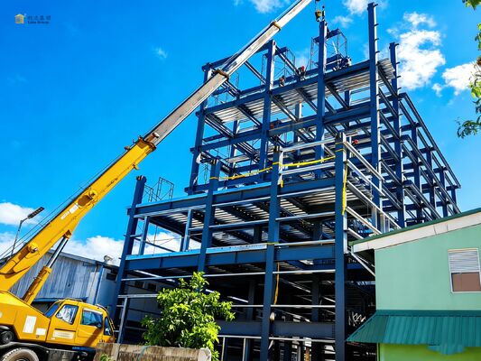 کیفیت  Cold Formed Heavy Steel Structure ISO9001 Residential Heavy Steel Structure کارخانه