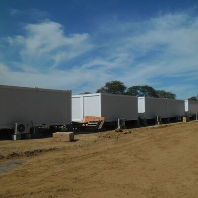 EN1090 Flat Pack Storage Container Explosionproof  Portable Container House Anti Rust