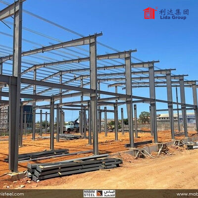 Prefabricated Steel Structure Constructions Heavy Duty Space Saving Design