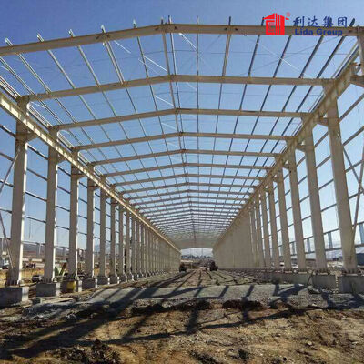 Wide Span Light Steel Structure Breathable Workshop  Lightweight Steel Floor Systems