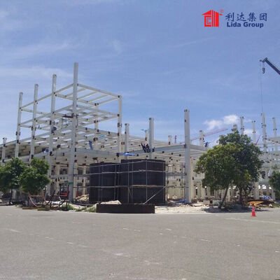 Eco Heavy Structural Steel Fabrication Lightweight Shockproof  Modular Container Homes