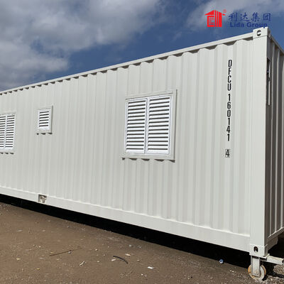 Weather Resistant Mobile Container House 20ft Oil Gas Field Office Mobile Prefabricated Houses