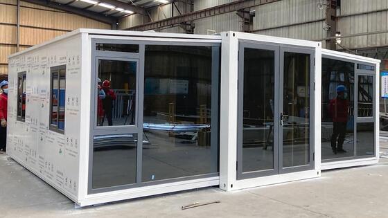 ISO14001 Prefab Expandable House 5800mm 40ft Expandable Container House Usa
