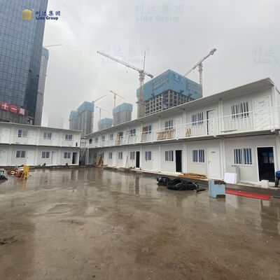 OEM Prefab Modular Container Homes Heat Resistant Dormitory Foldable Container House