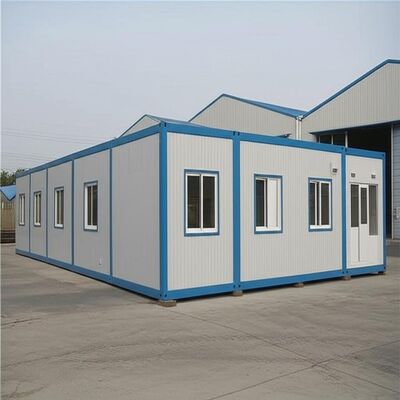 5.8M Mobile Container House Sound Insulated Camp Accommodation Container Prefab Homes