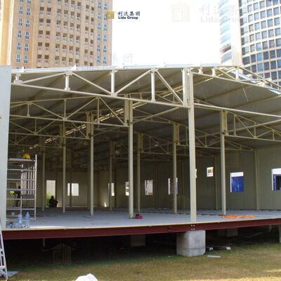 Weather Resistant Heavy Steel Structure Waterproof Anti Rust Premade Container House