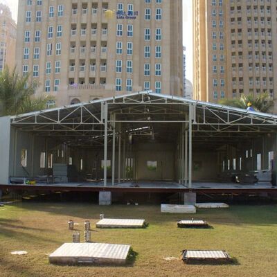 Waterproofing ASTM Light Steel Structure 1.5KN/M2 Steel Frame Buildings