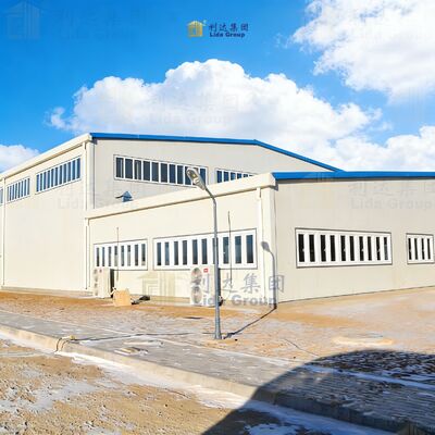 Earthquake Resistant Light Steel Structure Workshop with Quick Assembly and Flexible Layout