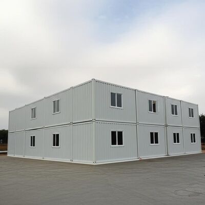 Q195 Flat Pack Homes Light Steel Sound Insulation Premade Shipping Container Homes