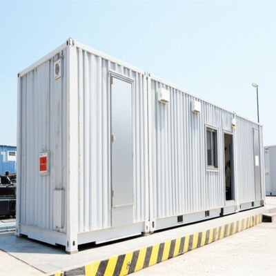 Q195 Flat Pack Homes Light Steel Sound Insulation Premade Shipping Container Homes