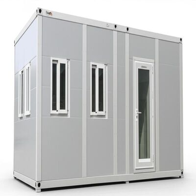 Q195 Flat Pack Homes Light Steel Sound Insulation Premade Shipping Container Homes