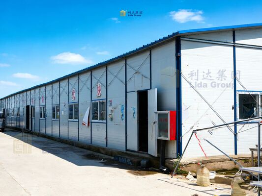 Weather Resistant T Model Prefab House  Residential Living Steel Manufactured Homes