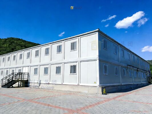 Folding Mobile Prefab Container House 5980mm Prefab Storage Container Homes 20ft 40ft