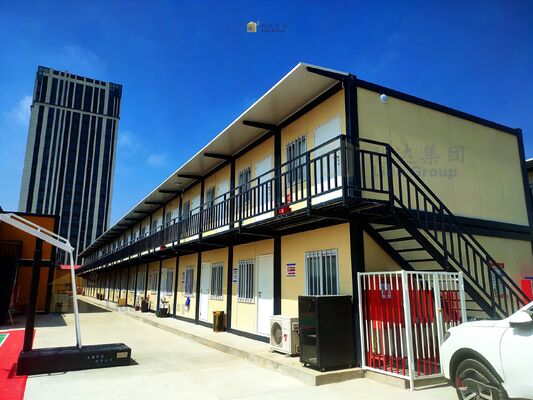 Folding Mobile Prefab Container House 5980mm Prefab Storage Container Homes 20ft 40ft