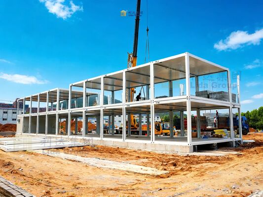 Comfortable Folding Container House Living Weather Resistant Storage Container Buildings