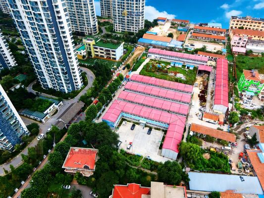 19.36M Prefabricated Steel Homes Shockproof Prefab Modular Homes Q235 Q195