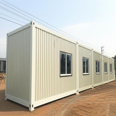 Heat Insulated Container House Construction Mining Camp Container Homes Modular 0.8KN/M2