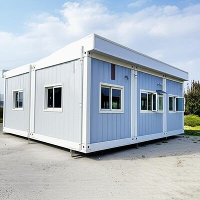Weather Resistant T Model Prefab House  Residential Living Steel Manufactured Homes