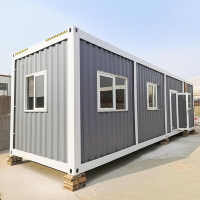 ISO9001 Expandable Container House 0.5KN/M2 18mm Flooring Container House Building