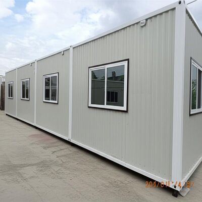 Flat pack container house is a rugged modular house and office container for mining constructions