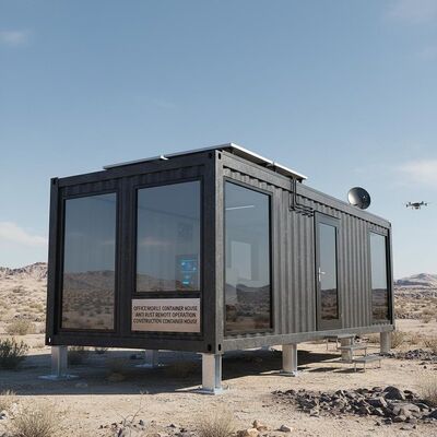 Office Mobile Container House Anti Rust Remote Operation Construction Container House