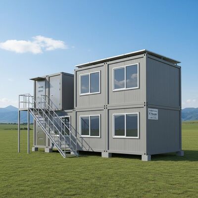5.56m 6.23m 8.28m Prefabricated K House Portable Home Container Sound Insulated