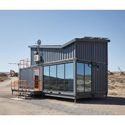 Office Mobile Container House Anti Rust Remote Operation Construction Container House