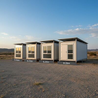 5.56m 6.23m 8.28m Prefabricated K House Portable Home Container Sound Insulated