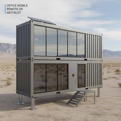 Office Mobile Container House Anti Rust Remote Operation Construction Container House