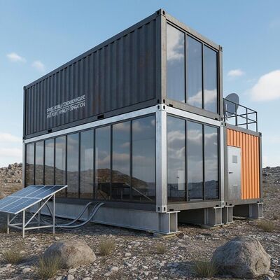 Office Mobile Container House Anti Rust Remote Operation Construction Container House