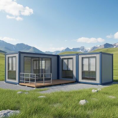 5.56m 6.23m 8.28m Prefabricated K House Portable Home Container Sound Insulated