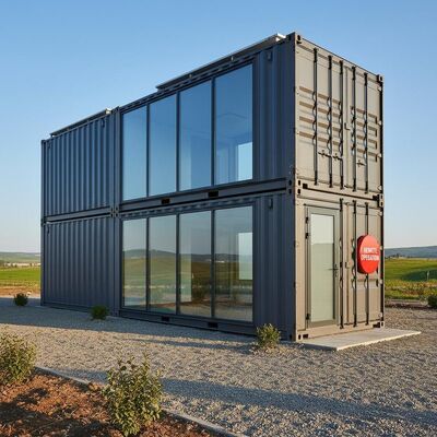 Office Mobile Container House Anti Rust Remote Operation Construction Container House
