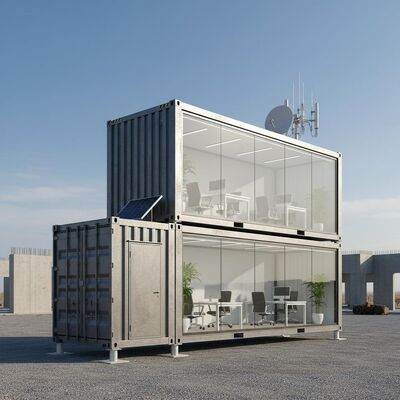 Office Mobile Container House Anti Rust Remote Operation Construction Container House