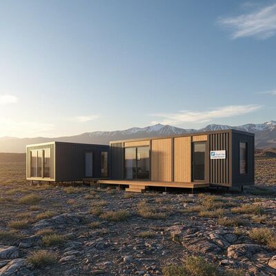 20ft 40Ft Prefab Camp Houses 19.44m  22.68m Prefabricated Modular Homes