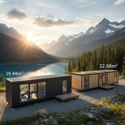 20ft 40Ft Prefab Camp Houses 19.44m  22.68m Prefabricated Modular Homes