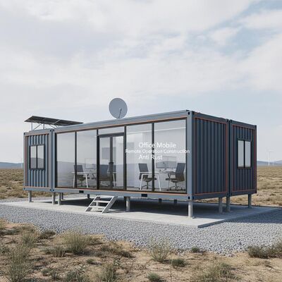 Office Mobile Container House Anti Rust Remote Operation Construction Container House