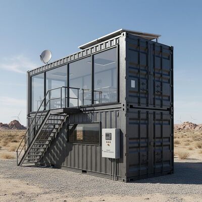 Office Mobile Container House Anti Rust Remote Operation Construction Container House