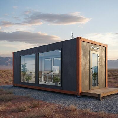 Office Mobile Container House Anti Rust Remote Operation Construction Container House