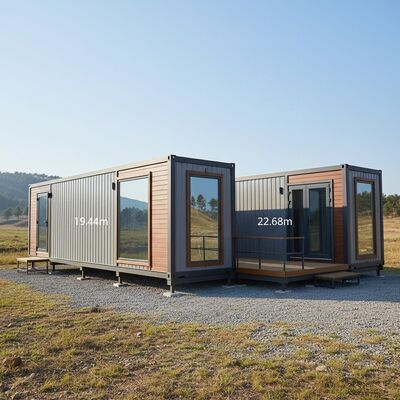 20ft 40Ft Prefab Camp Houses 19.44m  22.68m Prefabricated Modular Homes