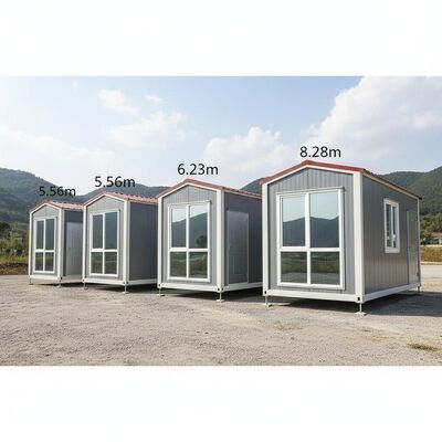 5.56m 6.23m 8.28m Prefabricated K House Portable Home Container Sound Insulated