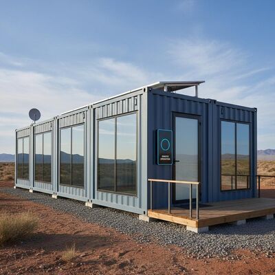 Office Mobile Container House Anti Rust Remote Operation Construction Container House