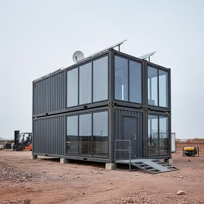 Office Mobile Container House Anti Rust Remote Operation Construction Container House