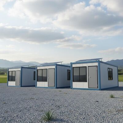 5.56m 6.23m 8.28m Prefabricated K House Portable Home Container Sound Insulated