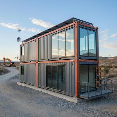 Office Mobile Container House Anti Rust Remote Operation Construction Container House