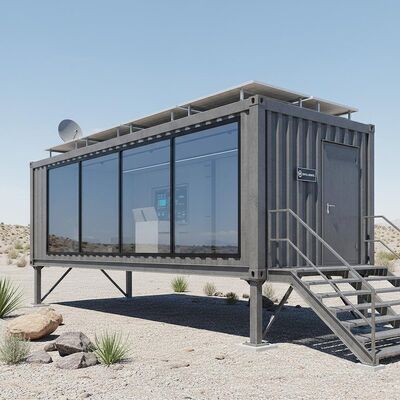 Office Mobile Container House Anti Rust Remote Operation Construction Container House